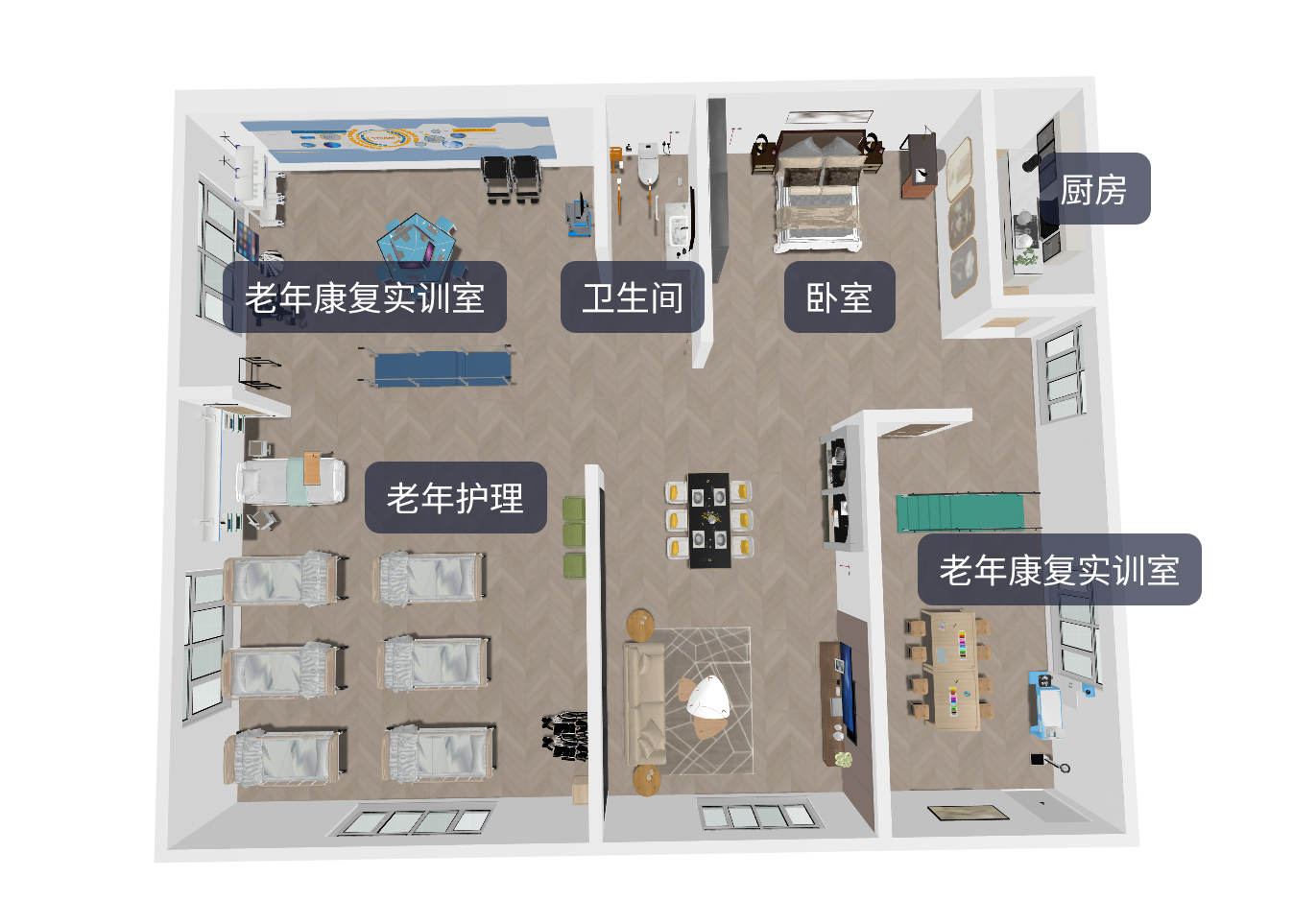 盛东数智化康养实训室:高职院校专业建设与学生就业的强力助推器 盛东数智化康养实训室:高职院校专业建设与学生就业的强力助推器