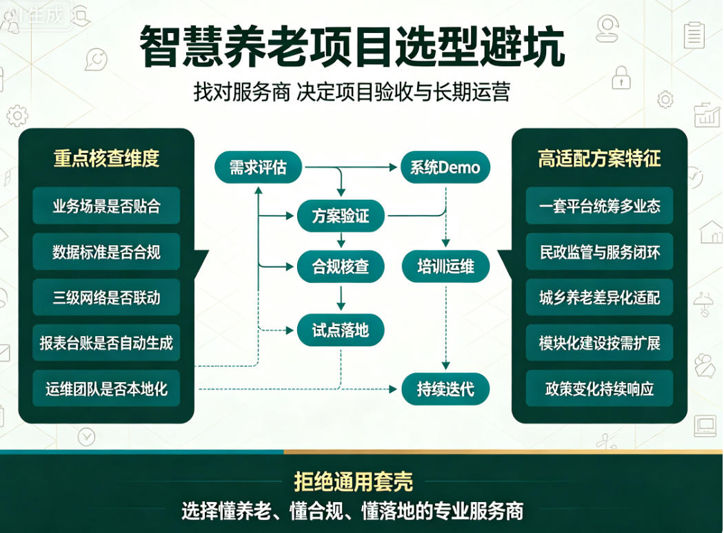 智慧养老解决方案提供商怎么选?看懂行业趋势避开选型陷阱 智慧养老解决方案提供商怎么选?看懂行业趋势避开选型陷阱